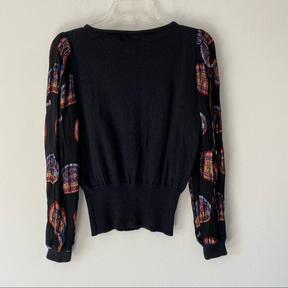 Vintage Evan Picone Metallic Lame Merino Sweater - Picture 6 of 7